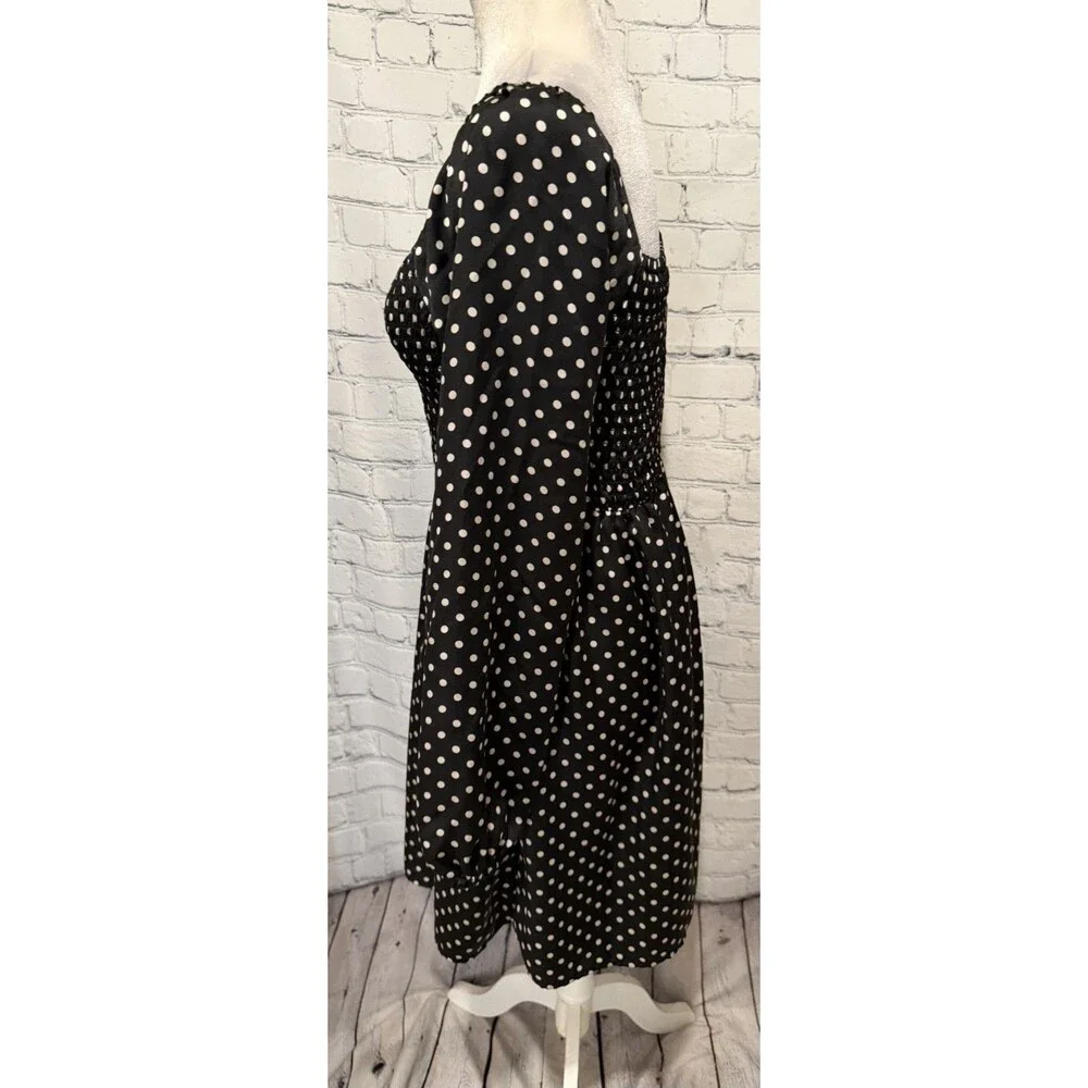 Gap Kids Girls Polkadot Print Long Sleeve Fit & Flare Size XXL 14-16